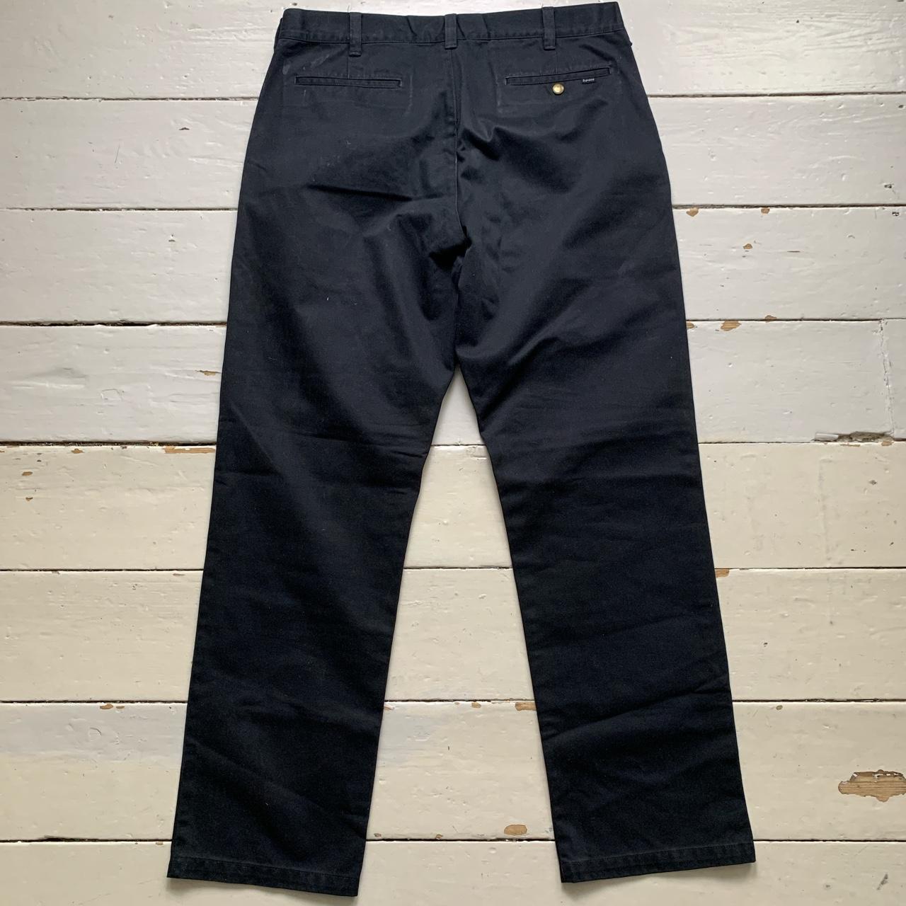 Supreme Work Pant Trousers Black Navy and Cream