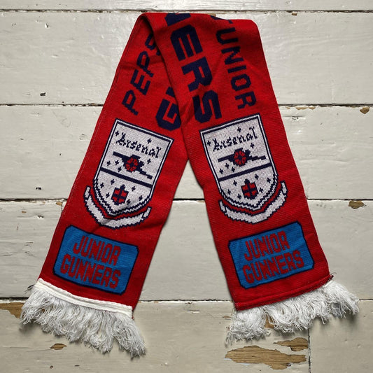 Arsenal Junior Gunners Red White and Blue Scarf