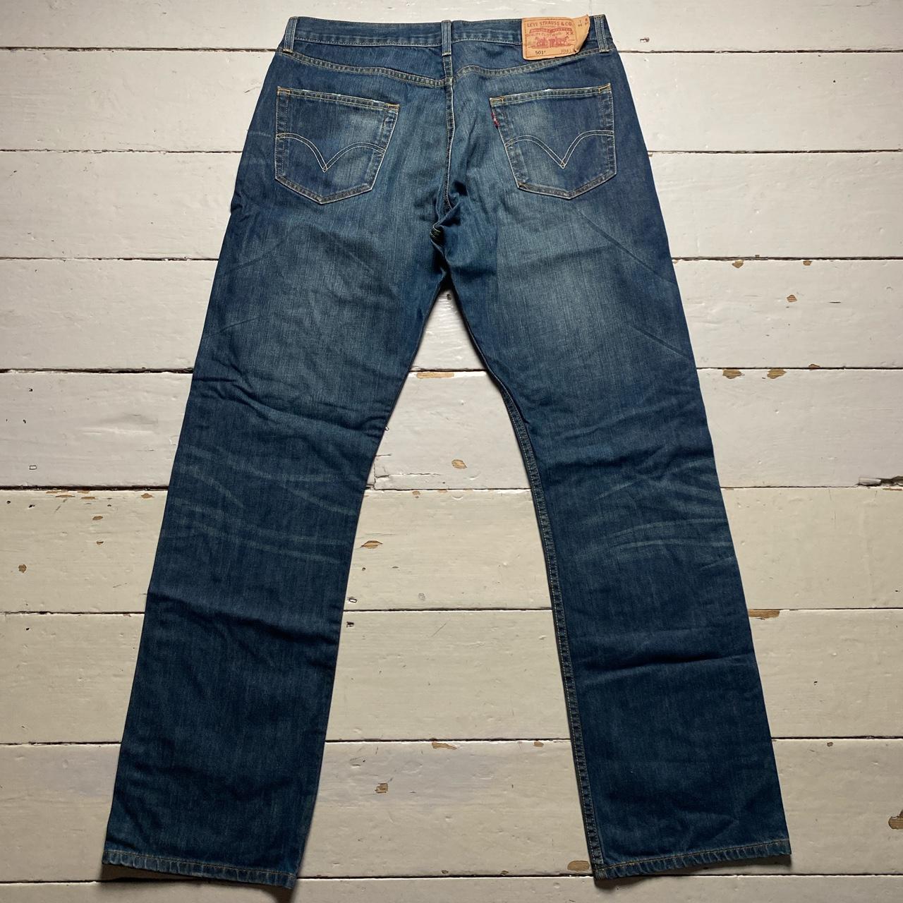 Levis 501 Baggy Navy Stonewash Jeans