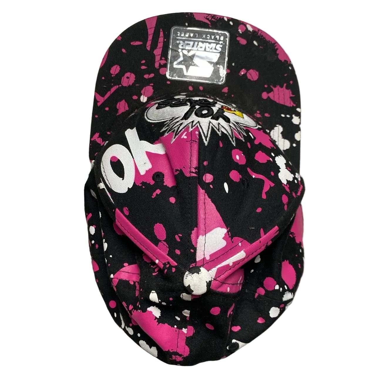 Yo MTV Raps Starter Black Pink and White Snapback Cap