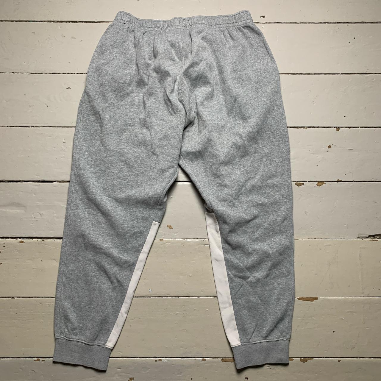 Nike Swoosh Grey and White Joggers