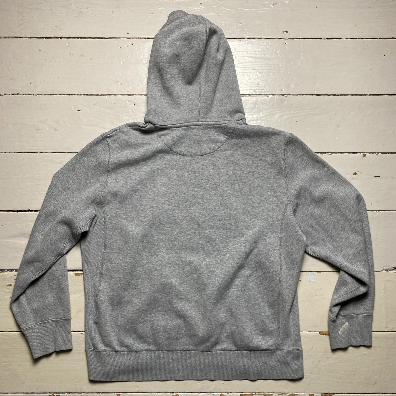 Nike Vintage Swoosh Grey and White Hoodie