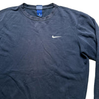 Nike Swoosh Navy and White Jumper (L)