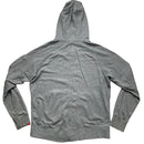 Nike Grey and White Swoosh Hoodie Zip Arm Pocket (XL)