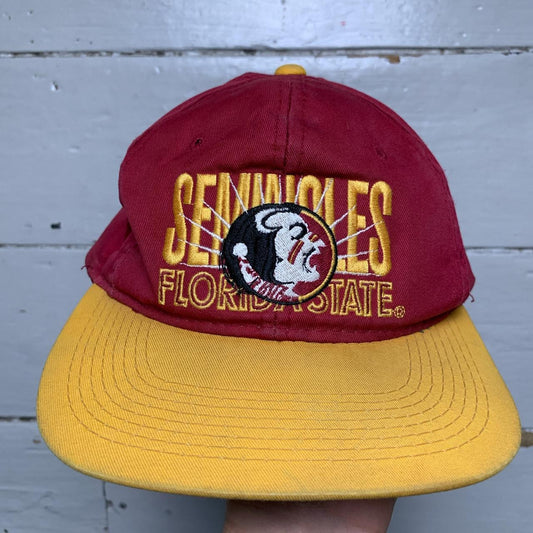 Seminoles Florida State The Signature Vintage 90’s Green Brim Snapback Cap