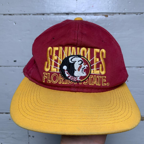 Seminoles Florida State The Signature Vintage 90’s Green Brim Snapback Cap