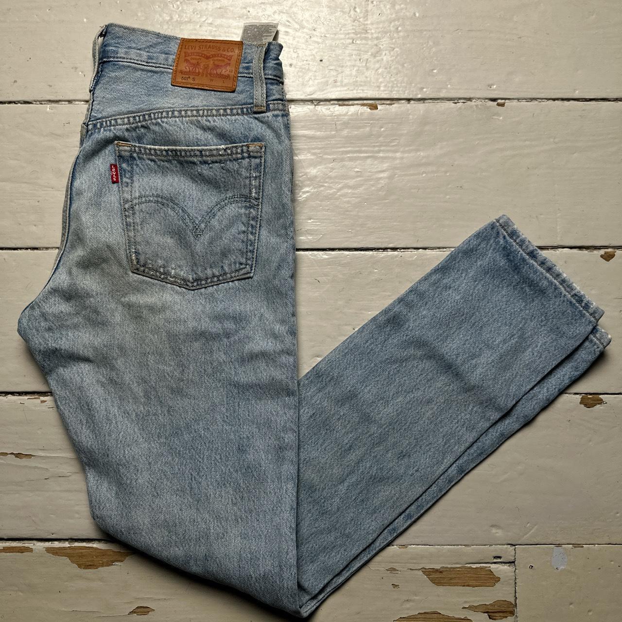 Levis 501 S Light Blue Slim Jeans