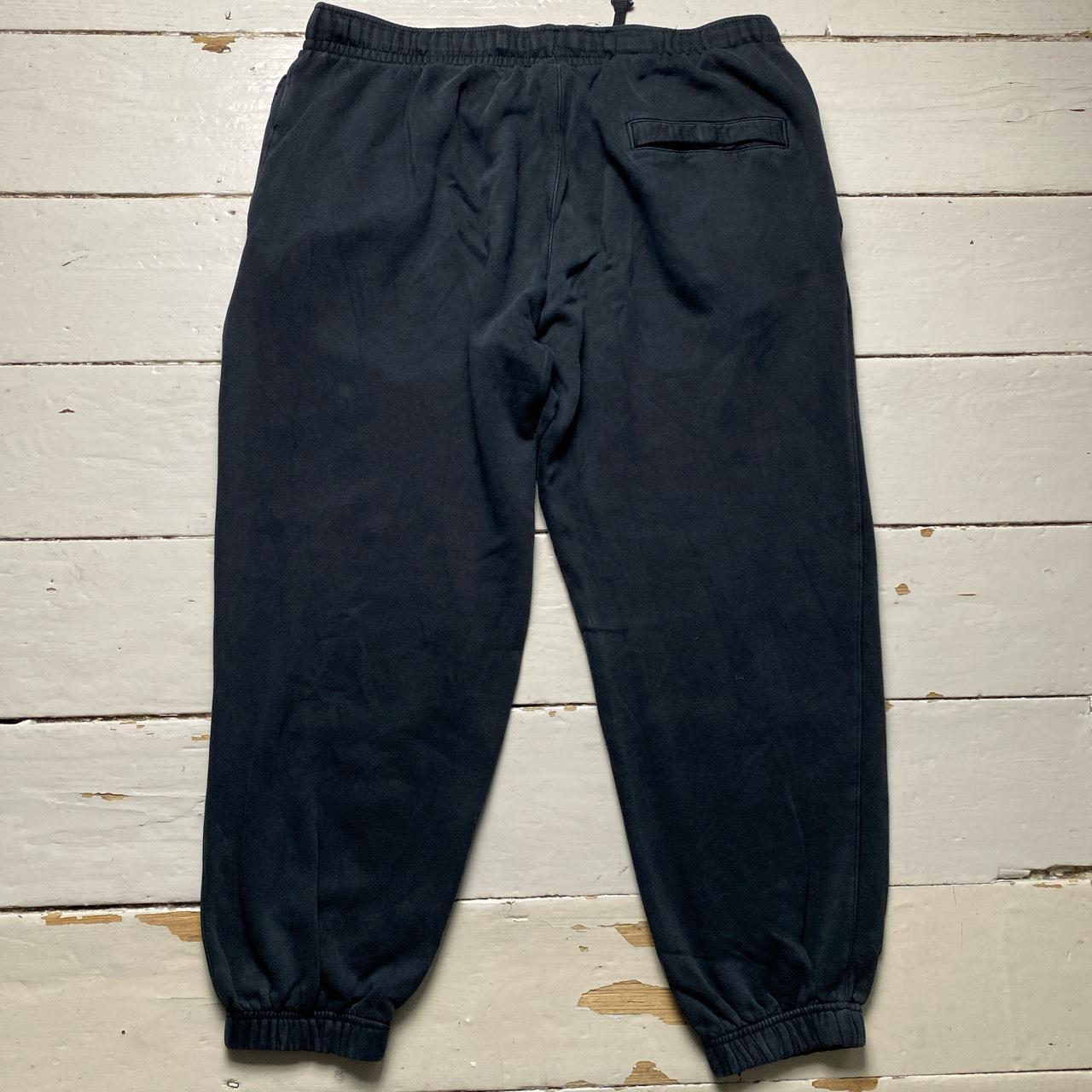 Nike Club Black and White Baggy Joggers