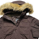 The North Face Brown Fur Hood Womens Parka Coat (L)
