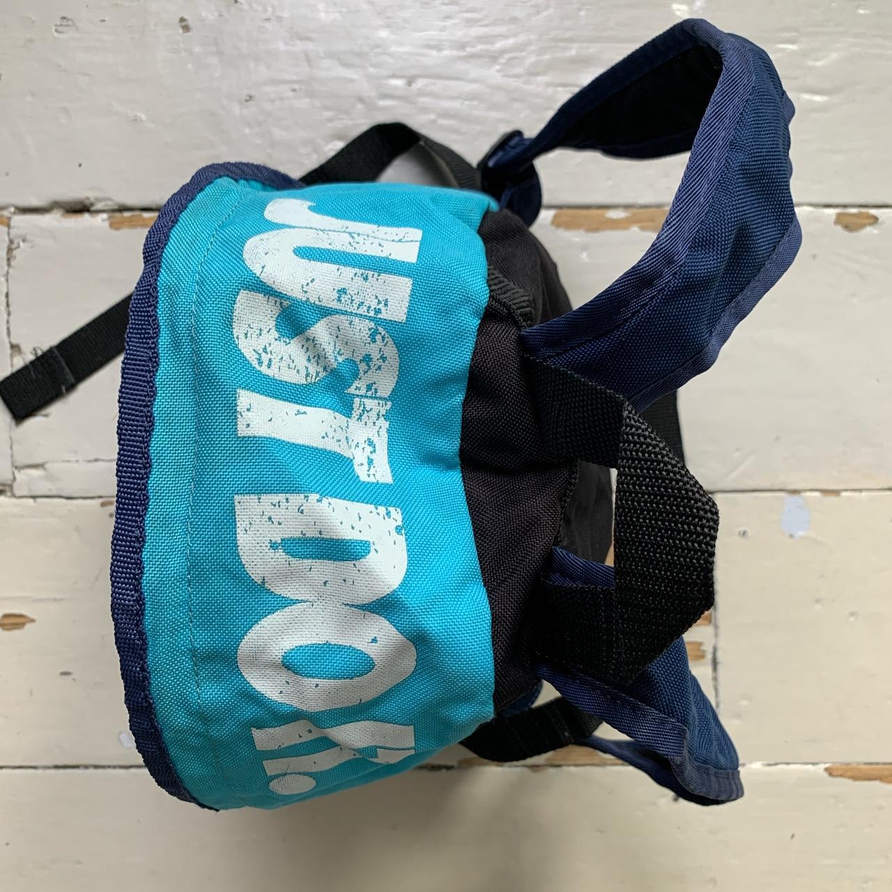 Nike Just Do It Bag Vintage Navy White and Light Blue