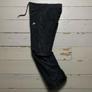 Nike Vintage Baggy Black and White Shell Track Pant Bottoms