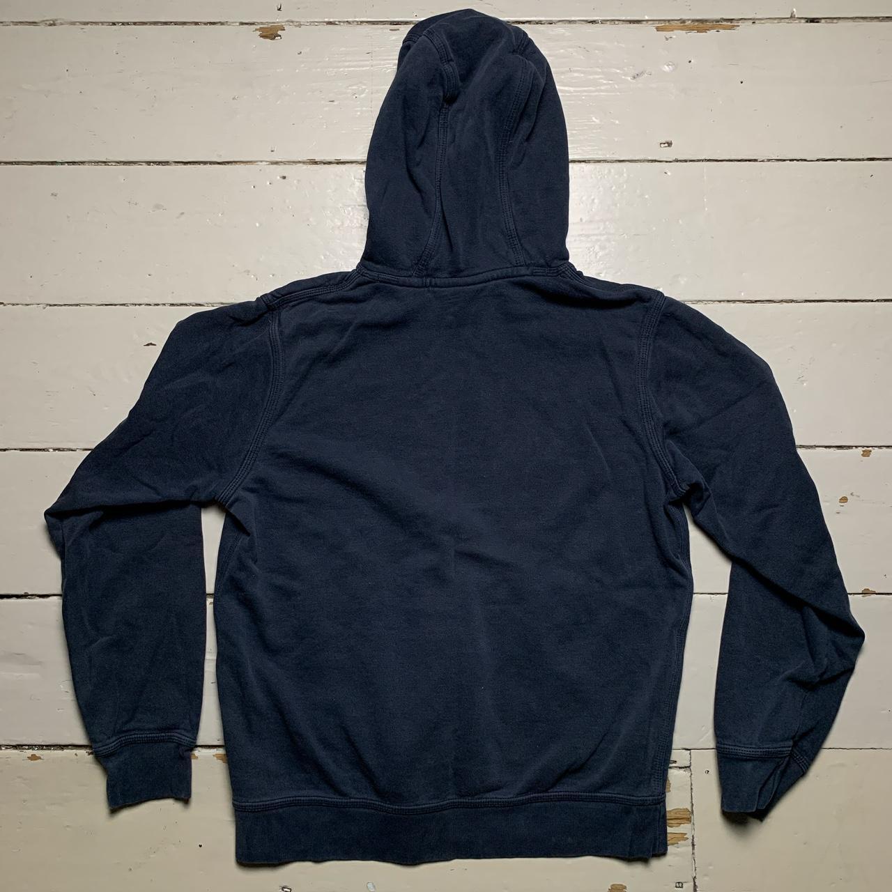 Nike Swoosh Navy and White Hoodie