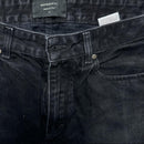 Represent Black and Red Tape Jeans (32W)