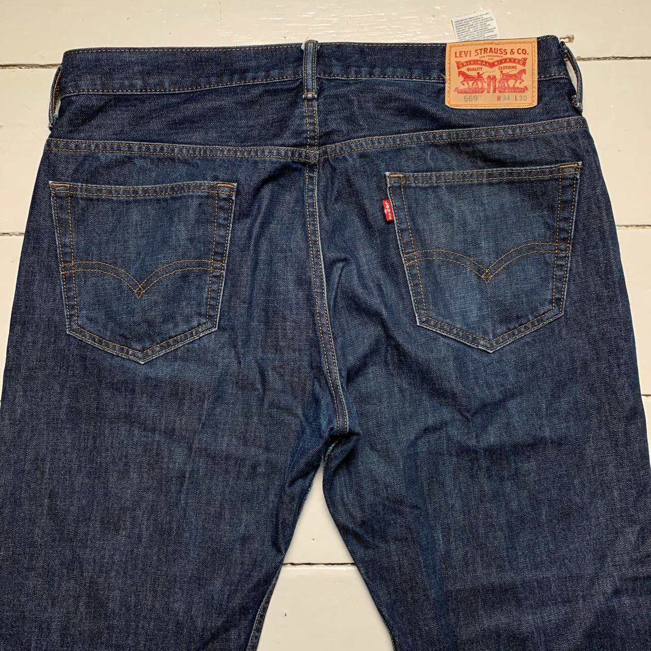 Levis 569 Baggy Navy Jeans