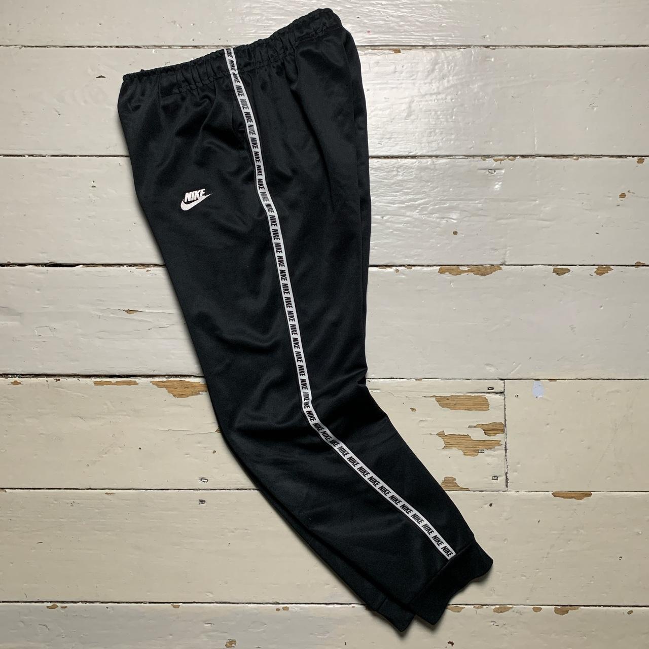 Nike Swoosh Bottoms Black and White Womens