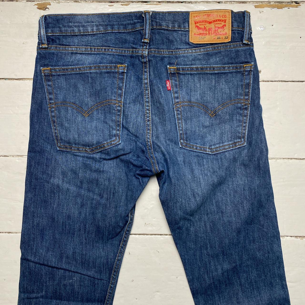 Levis 510 Navy Slim Jeans