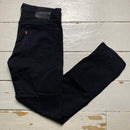 Levis 508 Black Slim Jeans