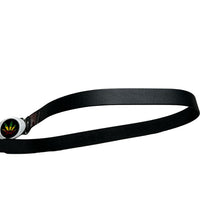 Spinning Marijuana Emblem Rasta Black Red Yellow and Green Belt
