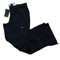 Nike Vintage Swoosh Black White and Floral Baggy Parachute Track Pant Bottoms( XL)