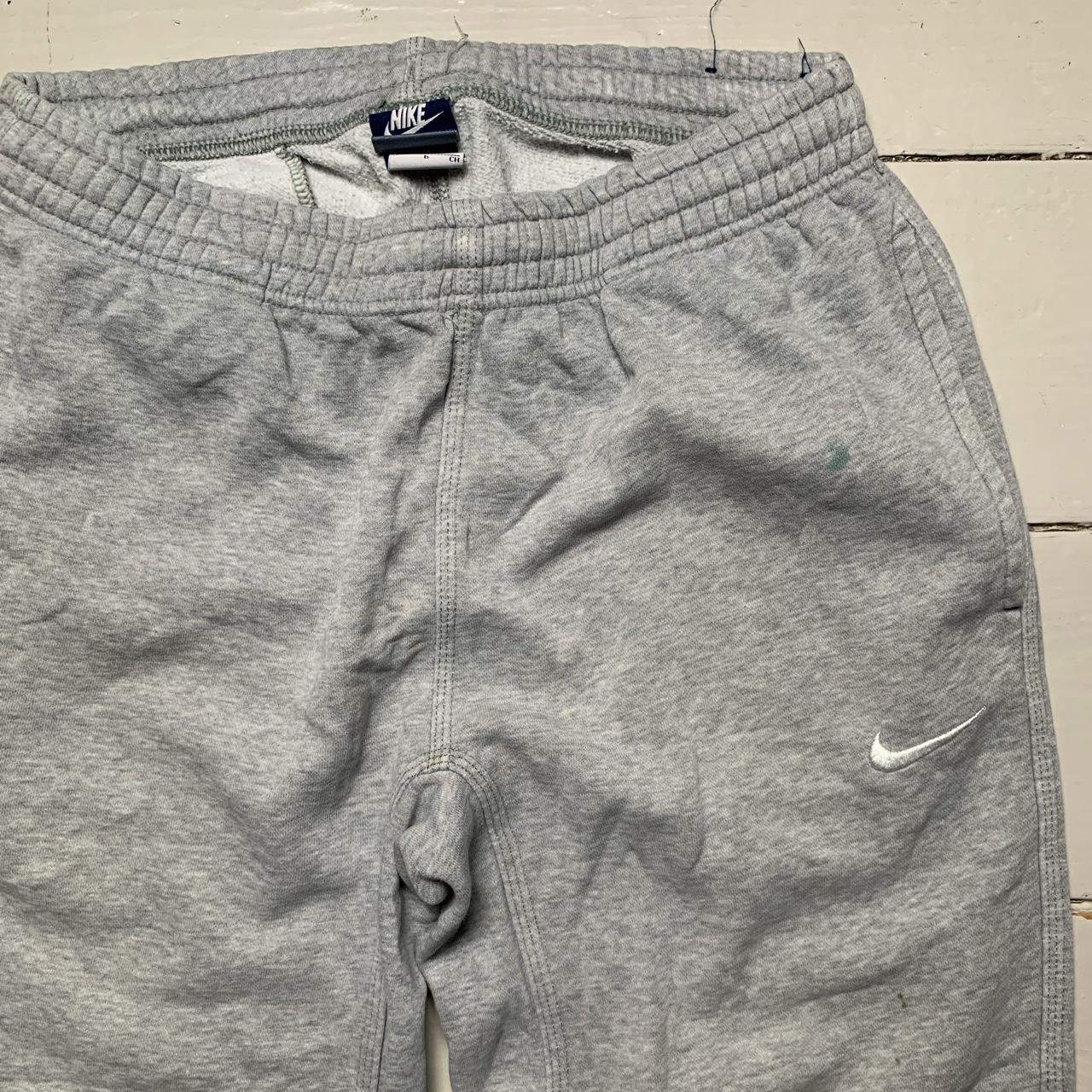 Nike Swoosh Baggy Grey and White Joggers