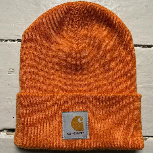 Carhartt WIP Orange Beanie Hat