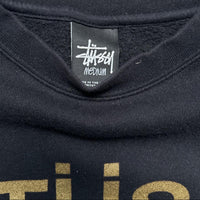Stussy Gucci Vintage Jumper Black and Gold (M)