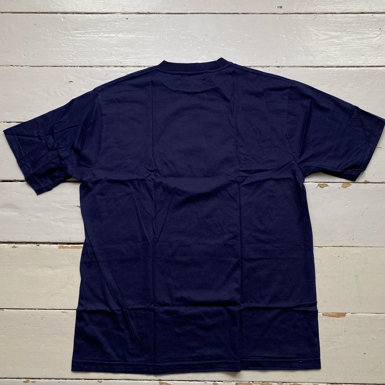 Superfro Work by EAKSAK Vintage Mung Fu Navy T Shirt