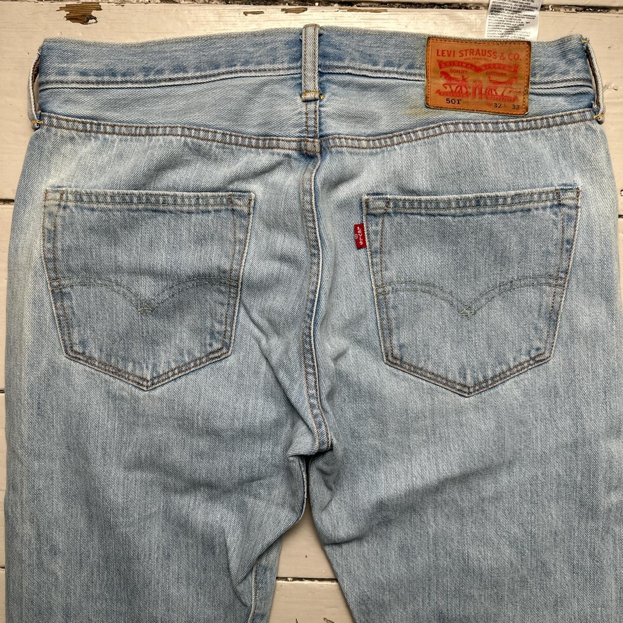 Levis 501 Light Blue Jeans