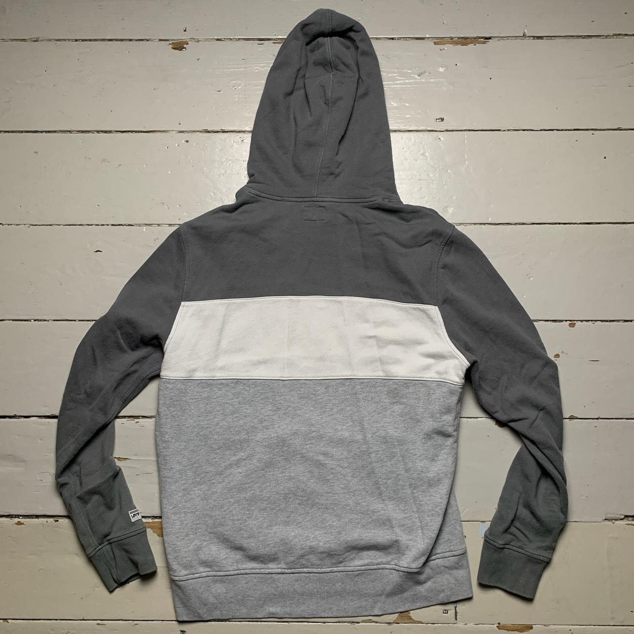 Levis Grey and White Hoodie