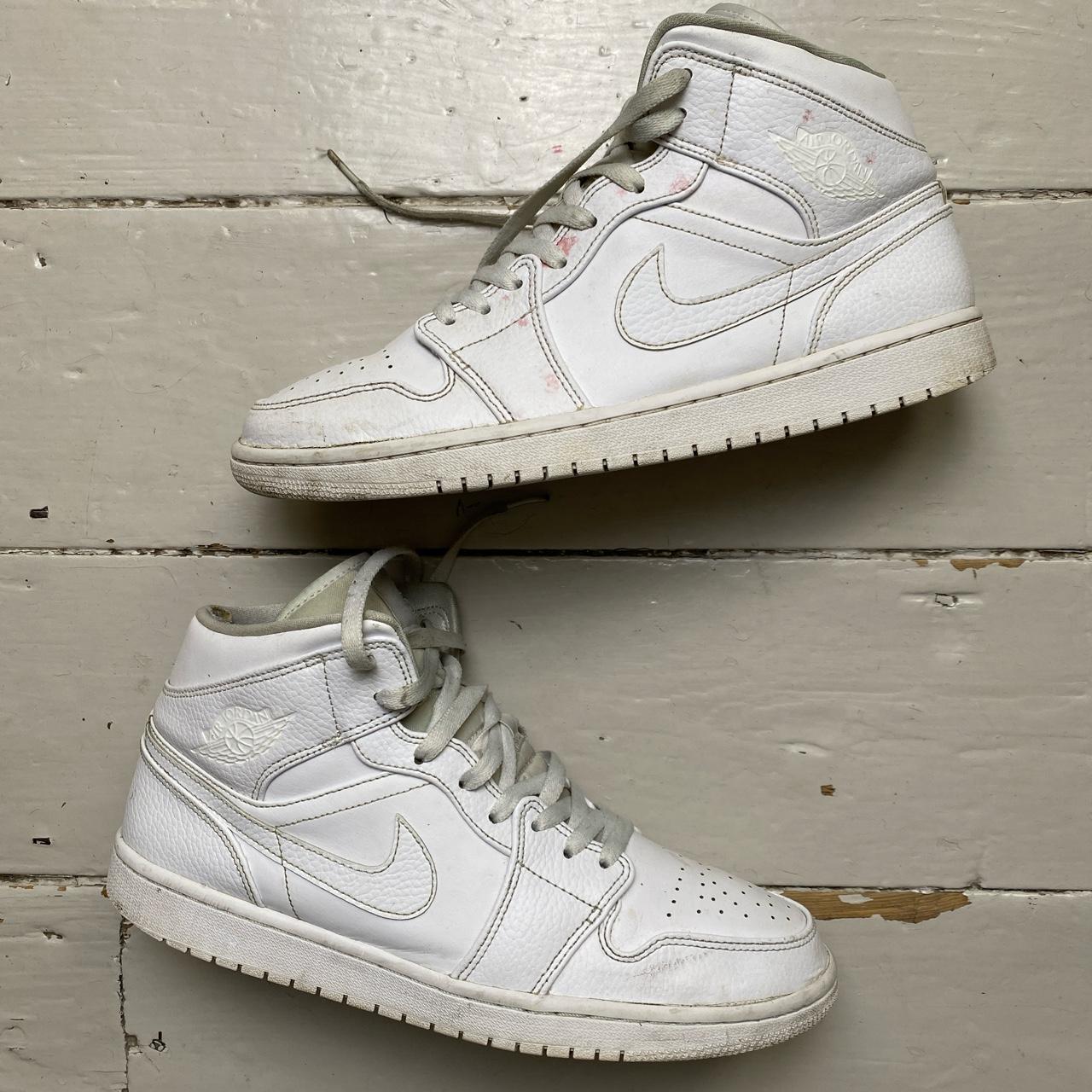 Jordan 1 White Mid