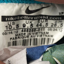 Nike Air Force 1 Black Light Blue and White (UK 9.5)