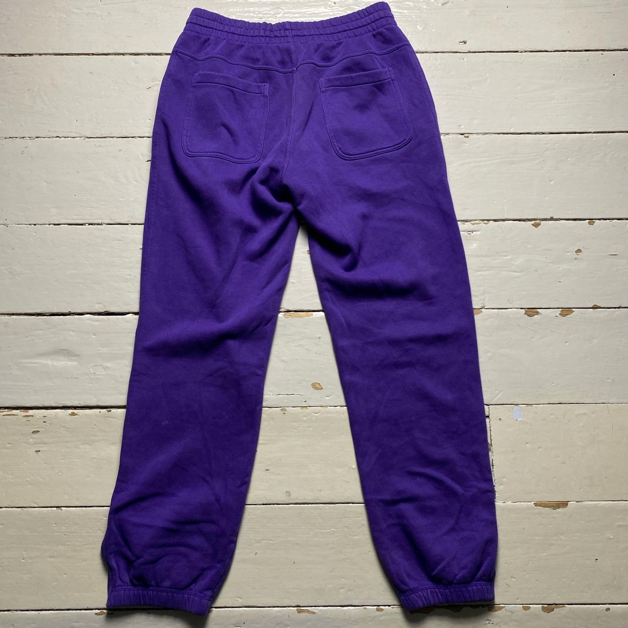 Nike Swoosh Purple and White Baggy Joggers