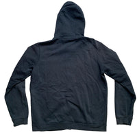 Nike Swoosh Navy and White Hoodie (L)