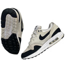 Nike Air Max 1 Womens White and Black (UK 8)