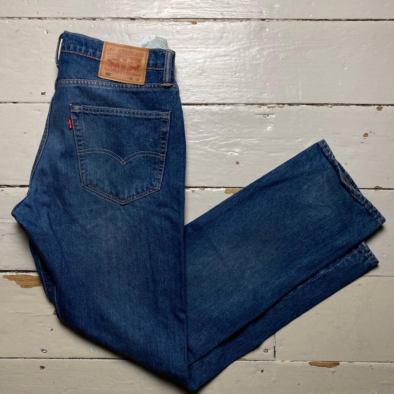 Levis 502 Navy Blue Jeans