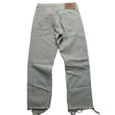 Levis 501 Cream Two Tone Distressed Jeans (32W)