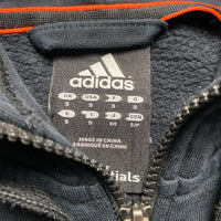 Adidas Performance Essentials Black and White Hoodie (S)