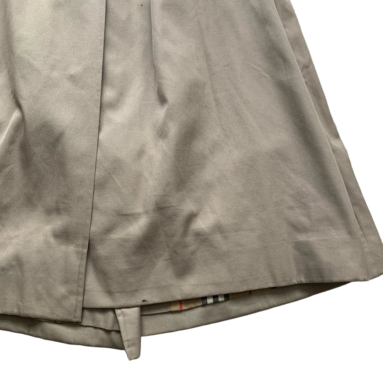 Burberrys Burberry Vintage Womens Trench Coat Jacket with Belt (XL)