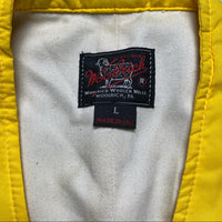 Woolrich Yellow and Navy Gilet Waistcoat (L)