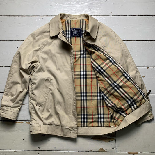 Burberry Burberrys Vintage Cream Bomber Jacket