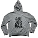 Nike Air Jordan Grey and Black Hoodie (M)