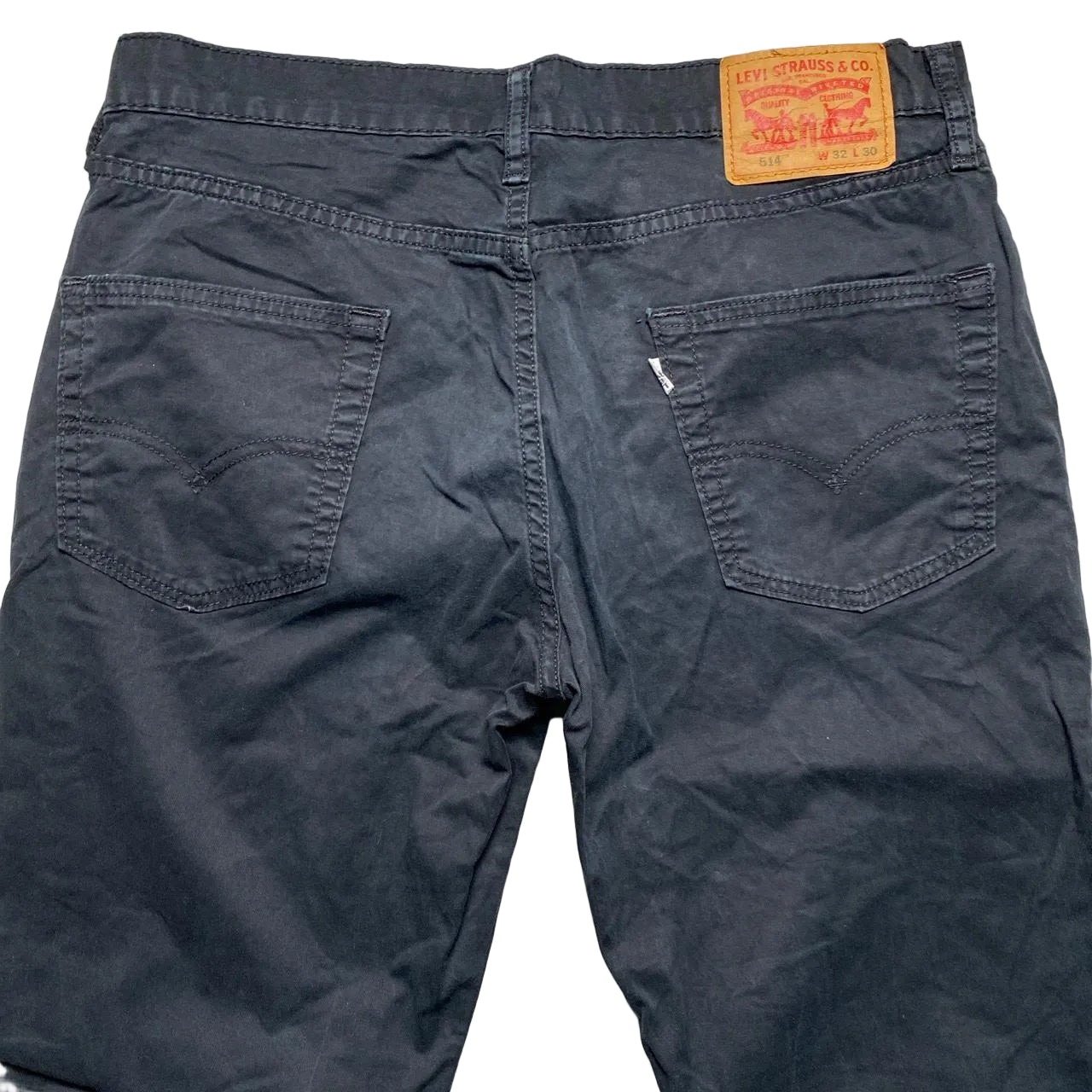 Levis 514 Black Baggy Trouser Jeans (32W)