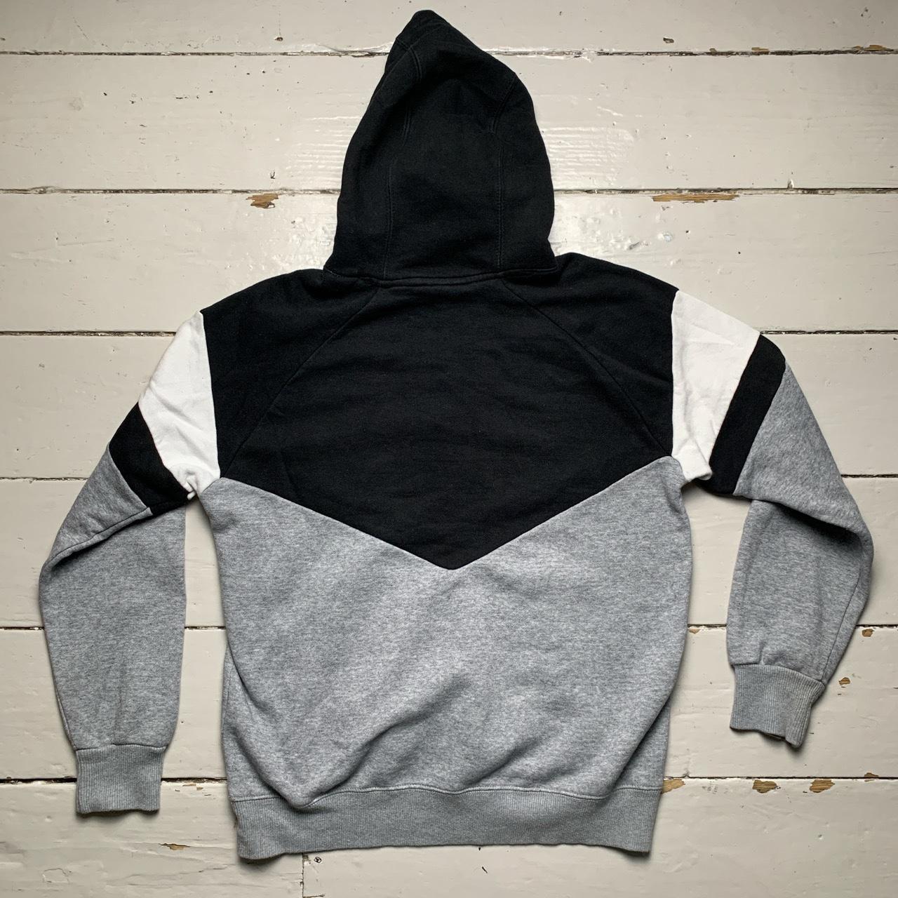 Trapstar Irongate T Black Grey and White Hoodie