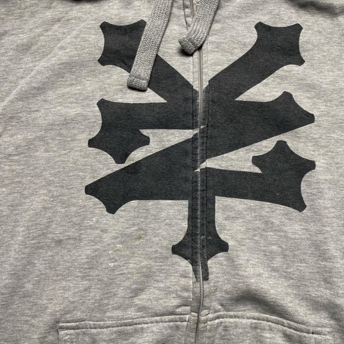 Zoo York Full Grey and Black Vintage Tracksuit (L)