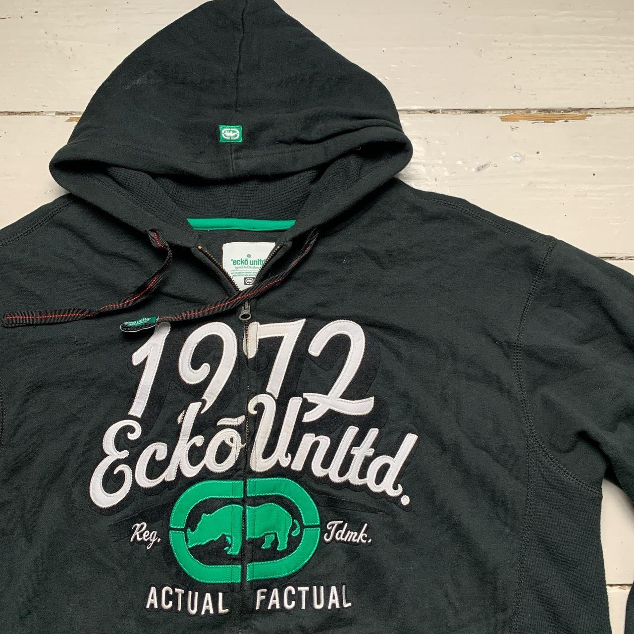 Ecko Unlimited Dark Green Vintage Hoodie