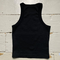 Corteiz CRTZ Alcatraz Black and Red Womens Tank Top Vest
