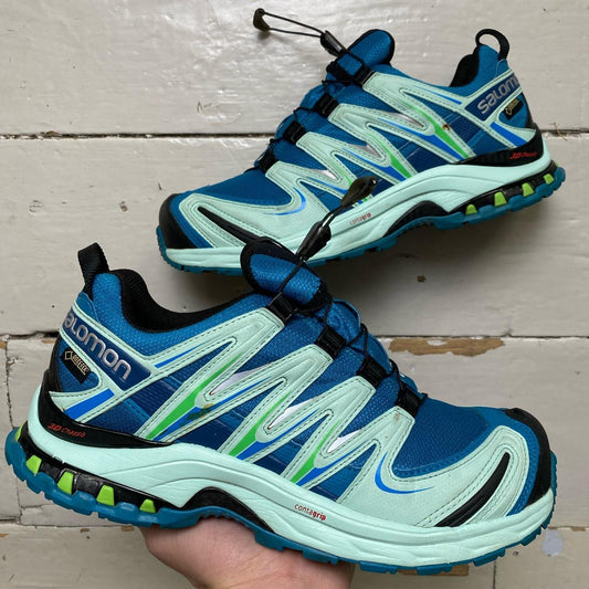 Salomon XA Pro Light Blue and Green