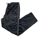 Nike Swoosh Vintage Trackpant Baggy Black and White Tracksuit Bottoms (XL)