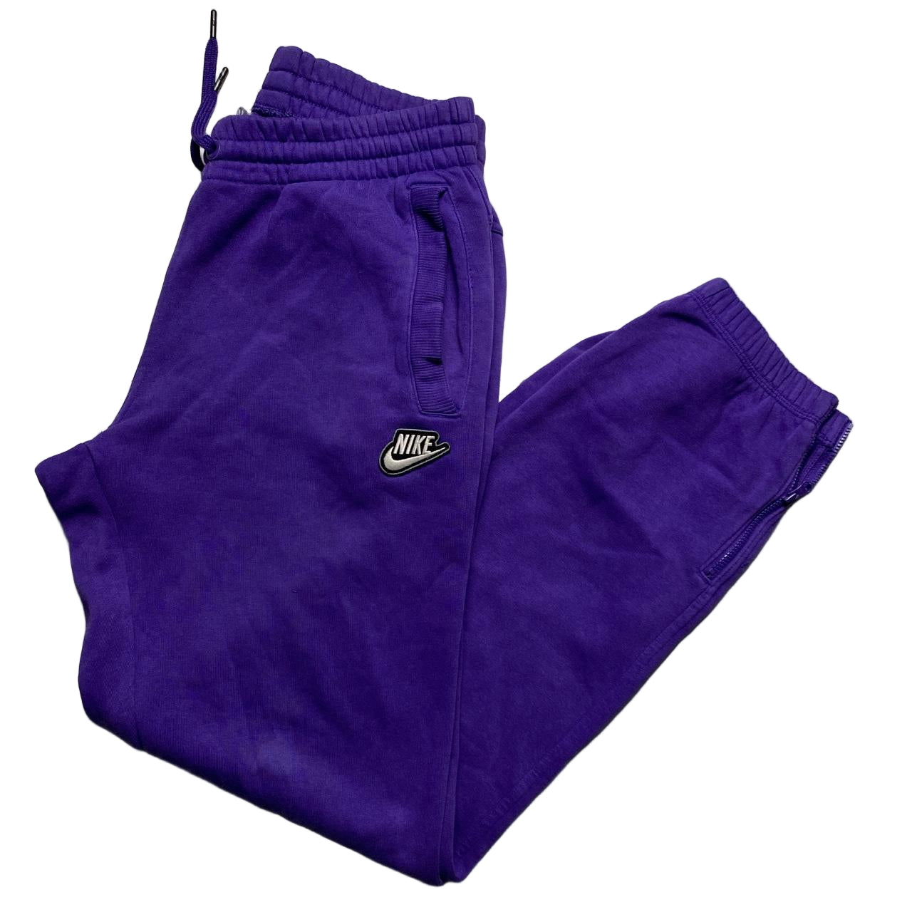 Nike Swoosh Purple and White Baggy Joggers (S)