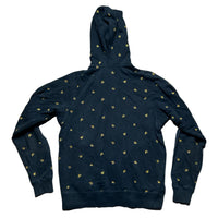 Stussy Multi SS Crown Embroidered Hoodie Navy and Yellow (M)